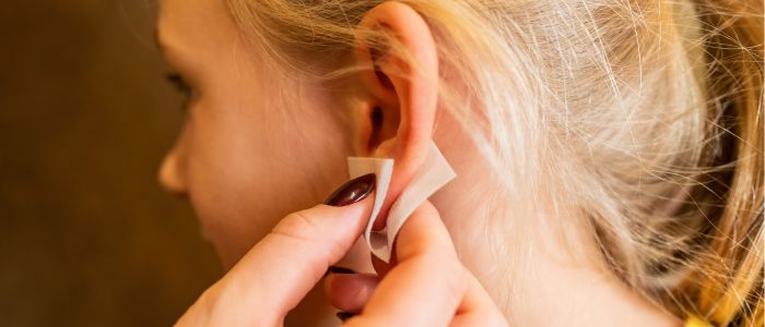 Solutions for split earlobes